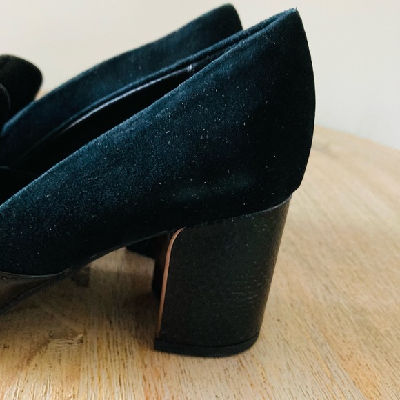 Donald j. Pliner Camden Black Dress block pump Heels size 6 - Picture 8 of 12